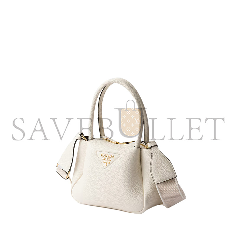 PRADA LEATHER MINI HANDBAG 1BA362 (19.5*18*9cm)